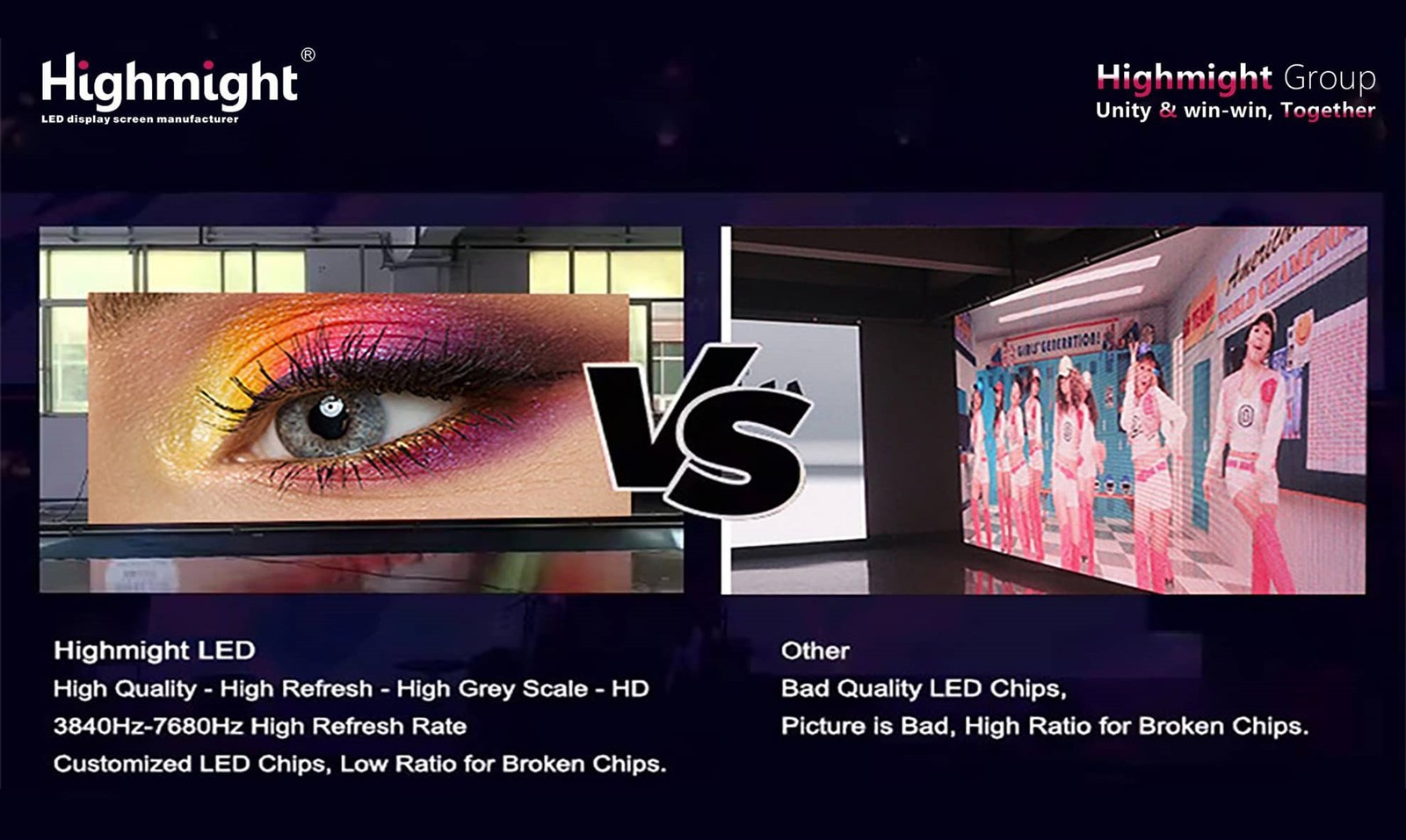 Ultra-high refresh rate Ultra-high refresh rate